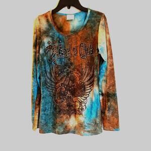 Vocal California small Riders Club Motorcycle long sleeve top